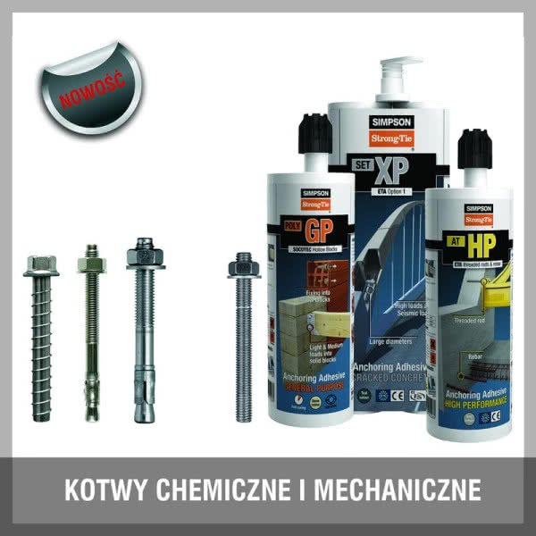 Kotwy chemiczne i mechaniczne