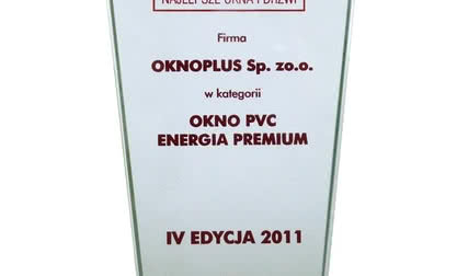 OknoPlus laureatem konkursu VIP - Najlepsze Okna i Drzwi