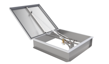 Łatwy sposób na bezpieczeństwo pożarowe - klapy dymowe typu KDF