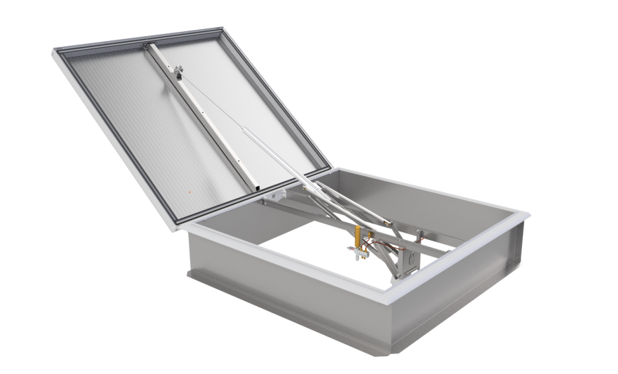 Łatwy sposób na bezpieczeństwo pożarowe - klapy dymowe typu KDF