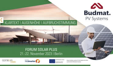 Budmat Systemy PV na Forum Solar PLUS w Berlinie 