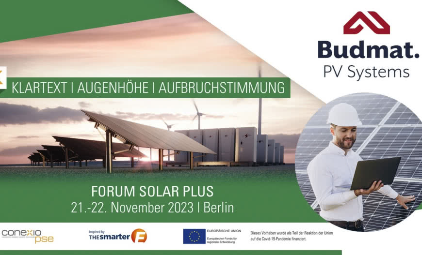 Budmat Systemy PV na Forum Solar PLUS w Berlinie 
