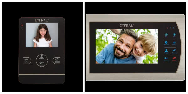 Videomonitory do systemu videodomofonowego CC4000