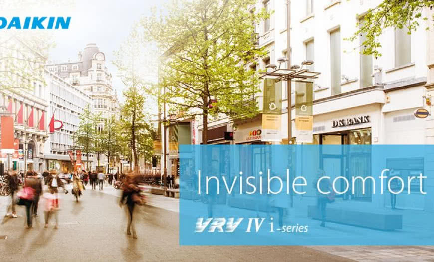 VRV IV serii i: Powietrzna pompa ciepła do instalacji wewnątrz budynków