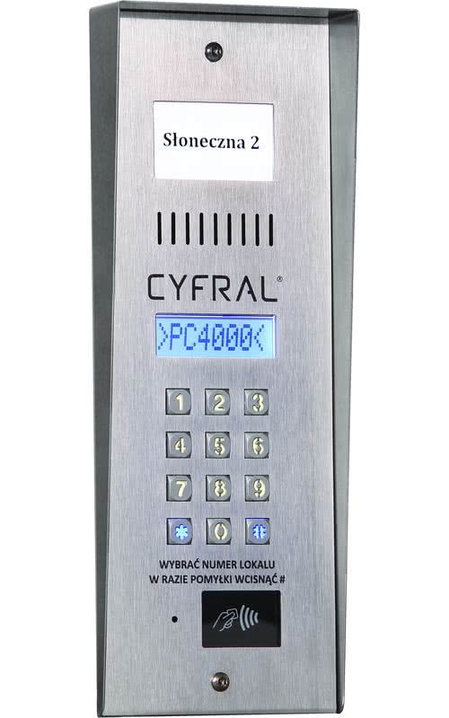 Panel domofonowy CYFRAL PC-4000R