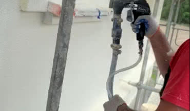 Wykańczamy ściany w technologii jednowarstwowej