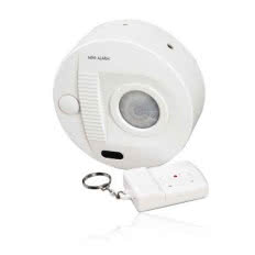 Bezprzewodowy mini alarm sufitowy sterowany pilotem 