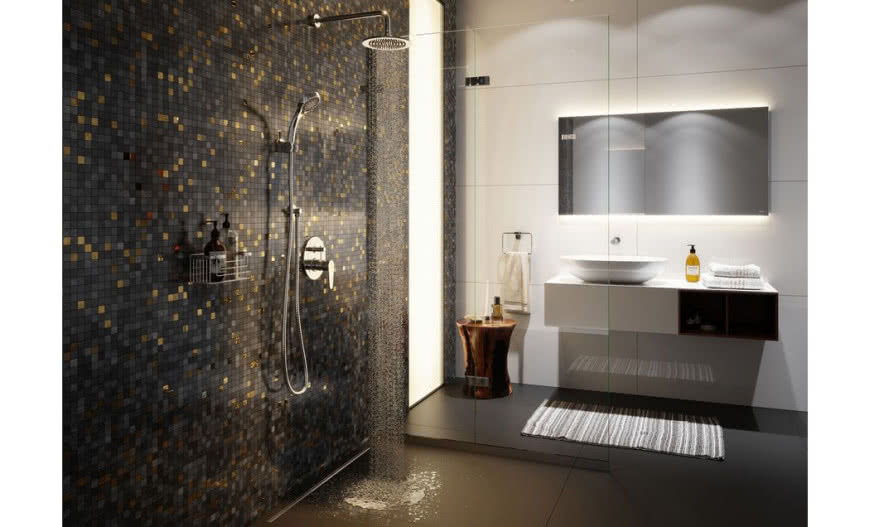 Unowocześniona strefa prysznicowa