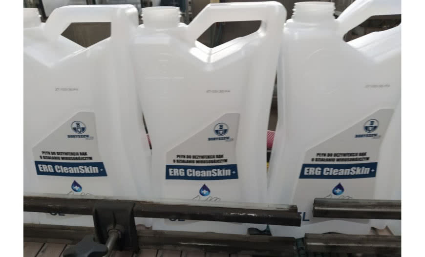 Płyn do dezynfekcji rąk od firmy Boryszew!