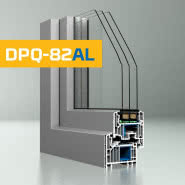 Okna PVC w okładzinie aluminiowej DPQ-82AL
