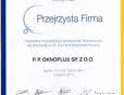 OknoPlus - Przejrzystą Firmą 2010