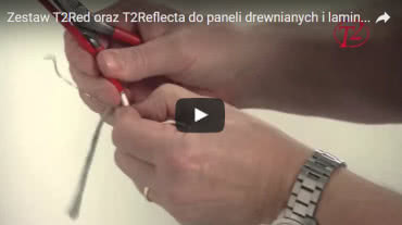 Zestaw T2Red oraz T2Reflecta + panele drewniane i laminowane