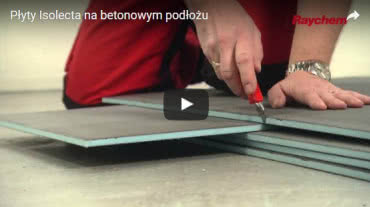 Montaż płyt Isolecta na podłożu betonowym