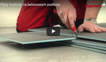 Montaż płyt Isolecta na podłożu betonowym