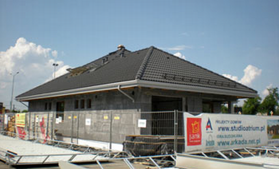 Dom Modelowy pod dachem Braas