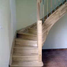 Schody ¼ zabiegu z podstopniami