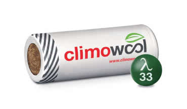 Mata z mineralnej wełny szklanej climowool DF33
