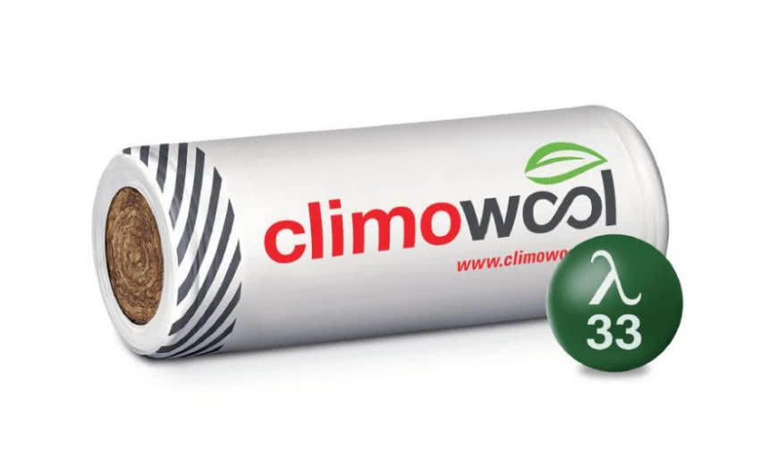 Mata z mineralnej wełny szklanej climowool DF33