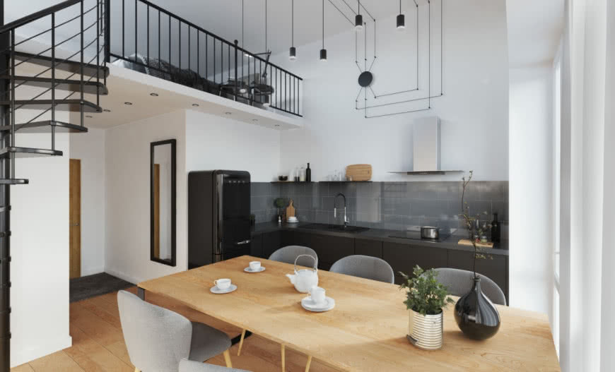 Pomysły na kuchnię połączoną z jadalnią - zainsipruj się!