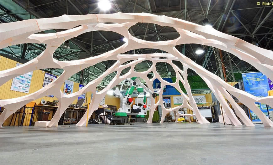 Innowacyjny model pawilonu z wykorzystaniem styropianu Termo Organiki 