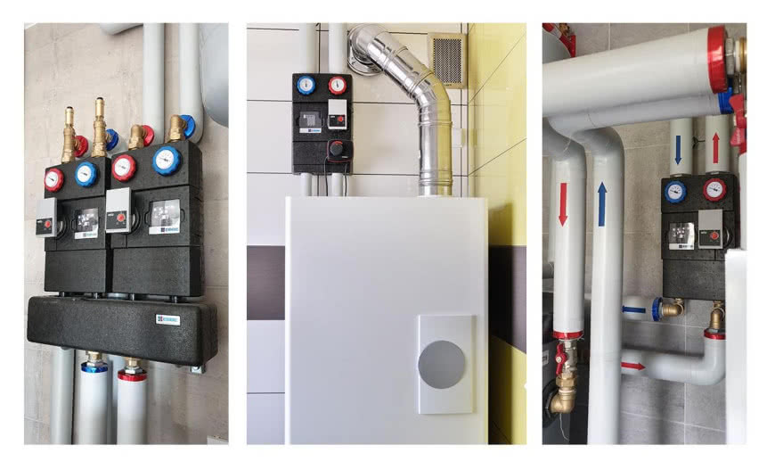 ESBE DN20 - grupa pompowa wielkości kartki A4