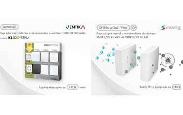 Promocje Vents Group - filtr oraz ekspozytor za złotówkę!
