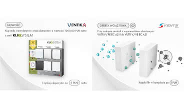 Promocje Vents Group - filtr oraz ekspozytor za złotówkę!