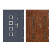 Drzwi zewnętrzne dwuskrzydłowe Klasa TORO i TORO INOX