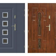Drzwi zewnętrzne dwuskrzydłowe Klasa TORO i TORO INOX