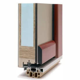 Drzwi drewniano-aluminiowe Selection