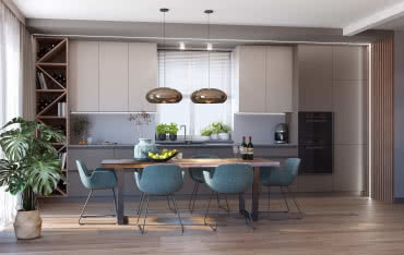 Jak zaaranżować kuchnię z jadalnią?