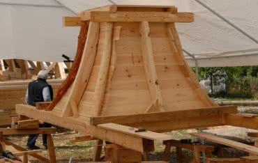 Replika dachu zabytkowego budynku