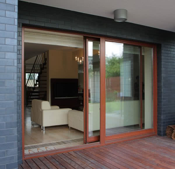 Drzwi tarasowe systemu uchylno-przesuwnego UP