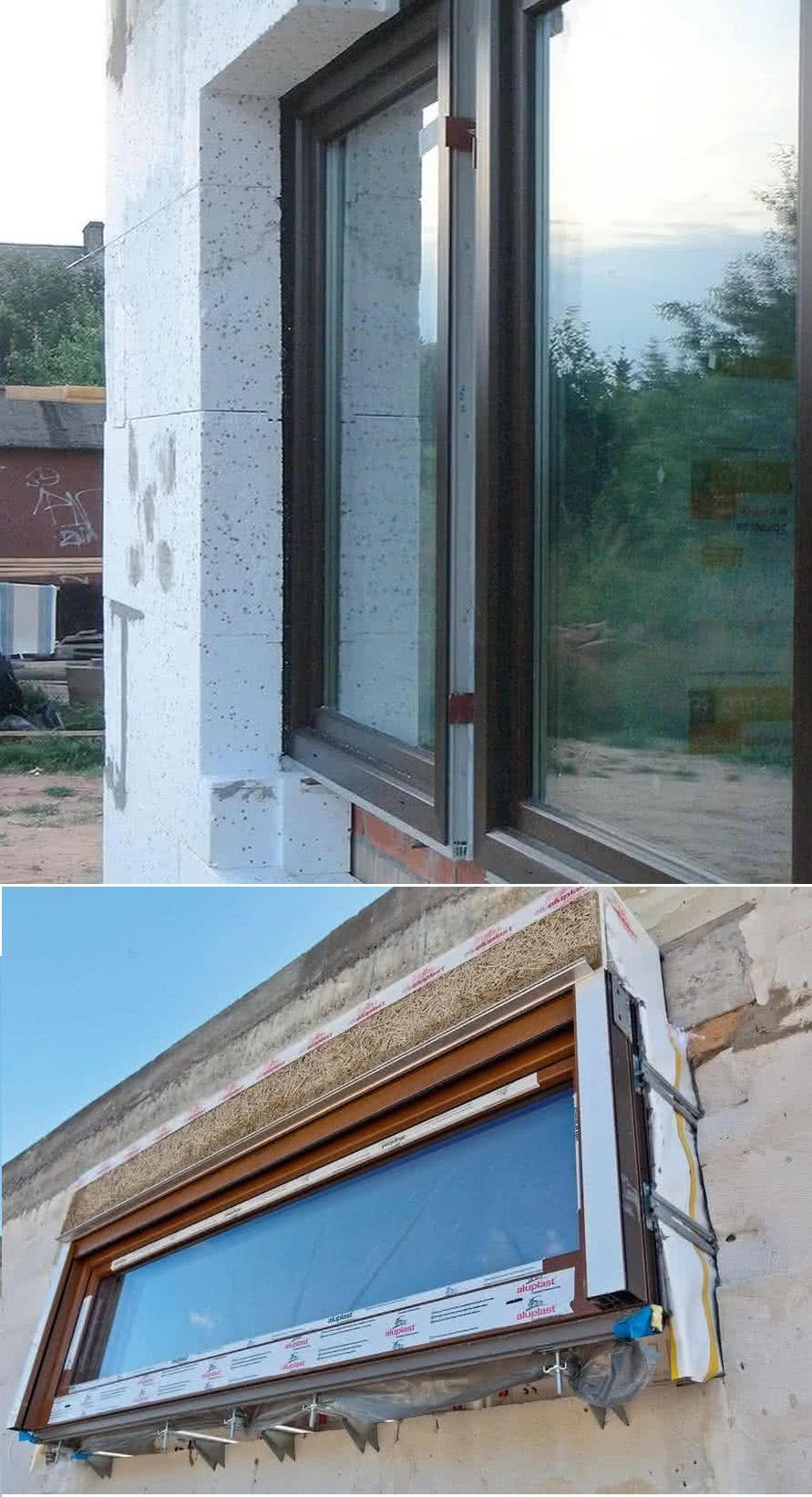 Montaż okna na konsolach jest niezbędny w wybranych systemach ciepłego montażu stolarki okiennej i drzwiowej. fot. Aluplast