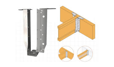 Uniwersalny wieszak belki dwuteowej EWH