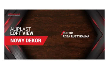 Linia Aliplast Loft View została wzbogacona o nowy dekor