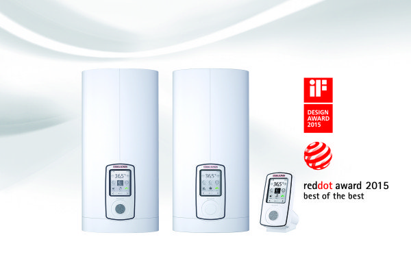 Super komfortowe, elektroniczne ogrzewacze przepływowe DHE Connect, DHE Touch