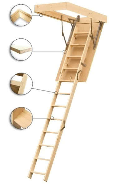 Schody strychowe STANDARD