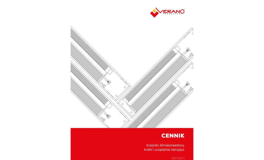 Nowy cennik Verano - sierpień 2021