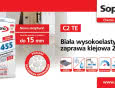 Sopro prezentuje nową recepturę wysokoelastycznej, białej zaprawy klejowej FF 455 2-15 mm