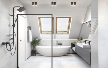 Łazienka na poddaszu: jak wykorzystać każdy centymetr?