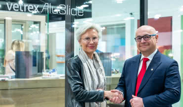 Nowe drzwi tarasowe vetrex Alu Slide na aluminiowym systemie Yawal