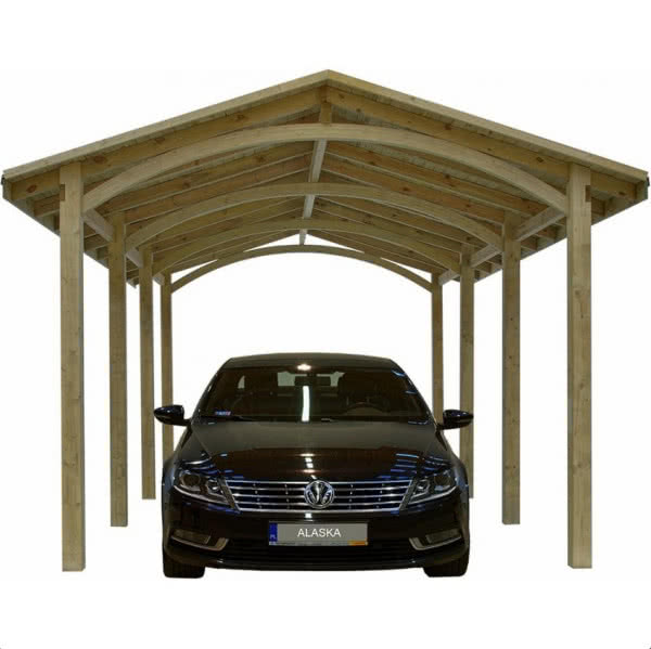 Konstrukcja wiaty garażowej jednostanowiskowej Alaska 