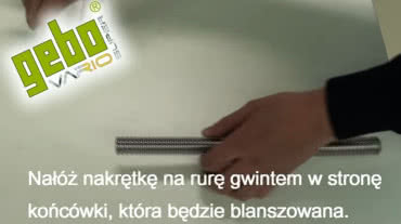 Gebo SuperVario. Elastyczna rura ze stali nierdzewnej