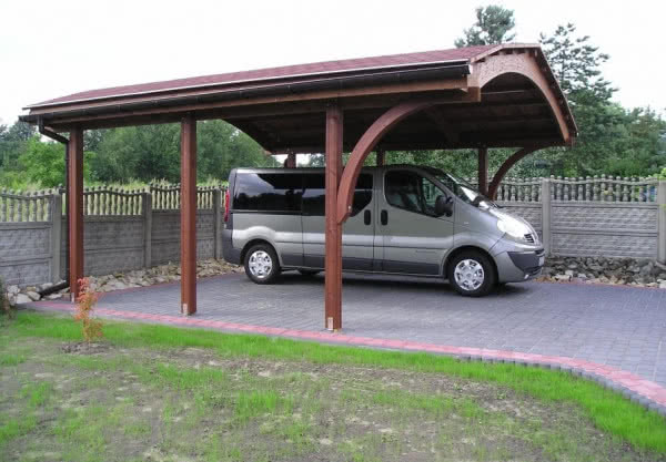 Konstrukcja wiaty garażowej dwustanowiskowa Nevada