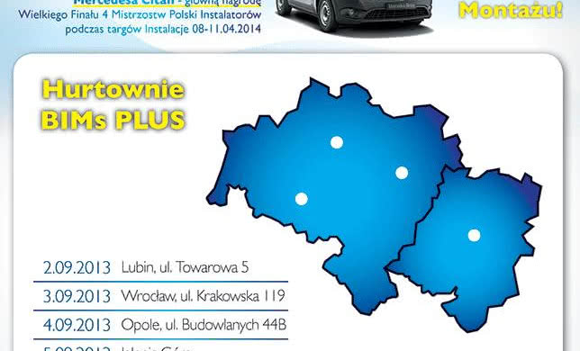 Bądź najszybszym INSTALATOREM i wyjedź nowym Mercedesem Citan!