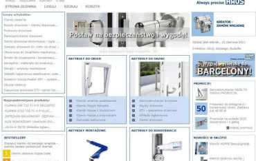 Sklep internetowy producenta okuć okiennych