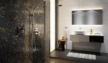 Odpływy liniowe marki Ferro do strefy prysznicowej