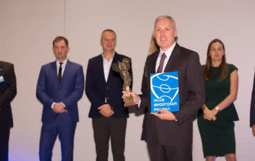 Nagrody dla firmy RUUKKI za wsparcie budowy Hali KS Cracovia 1906 z Centrum Sportu Osób Niepełnosprawnych