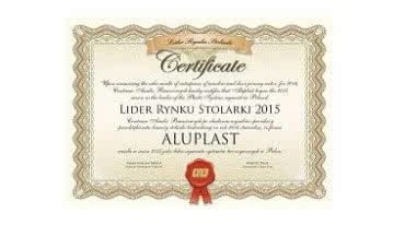 aluplast Liderem Rynku Stolarki 2015